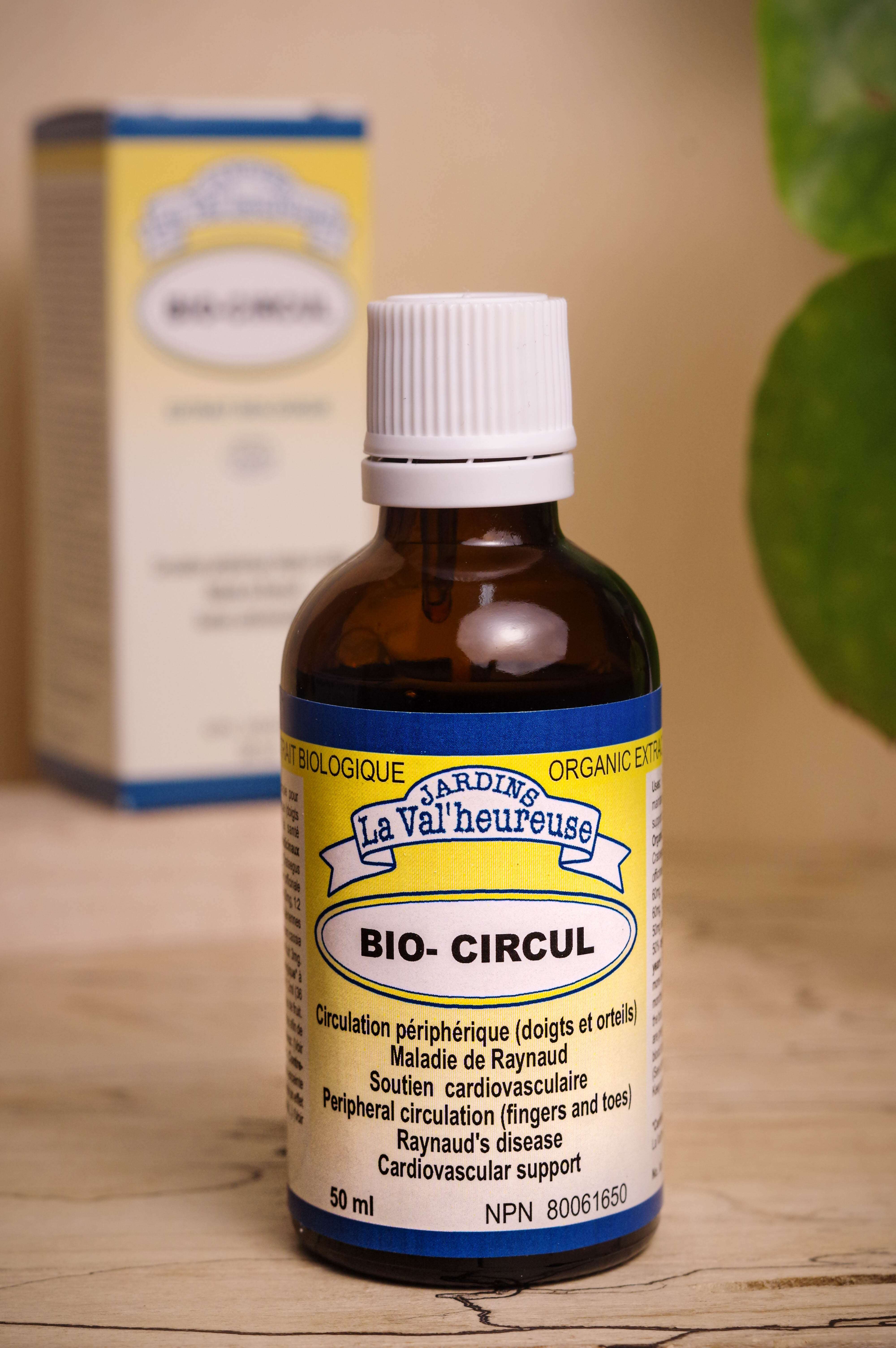 Bouteille du complexe Bio-Circul avec sa boite en arrière plan