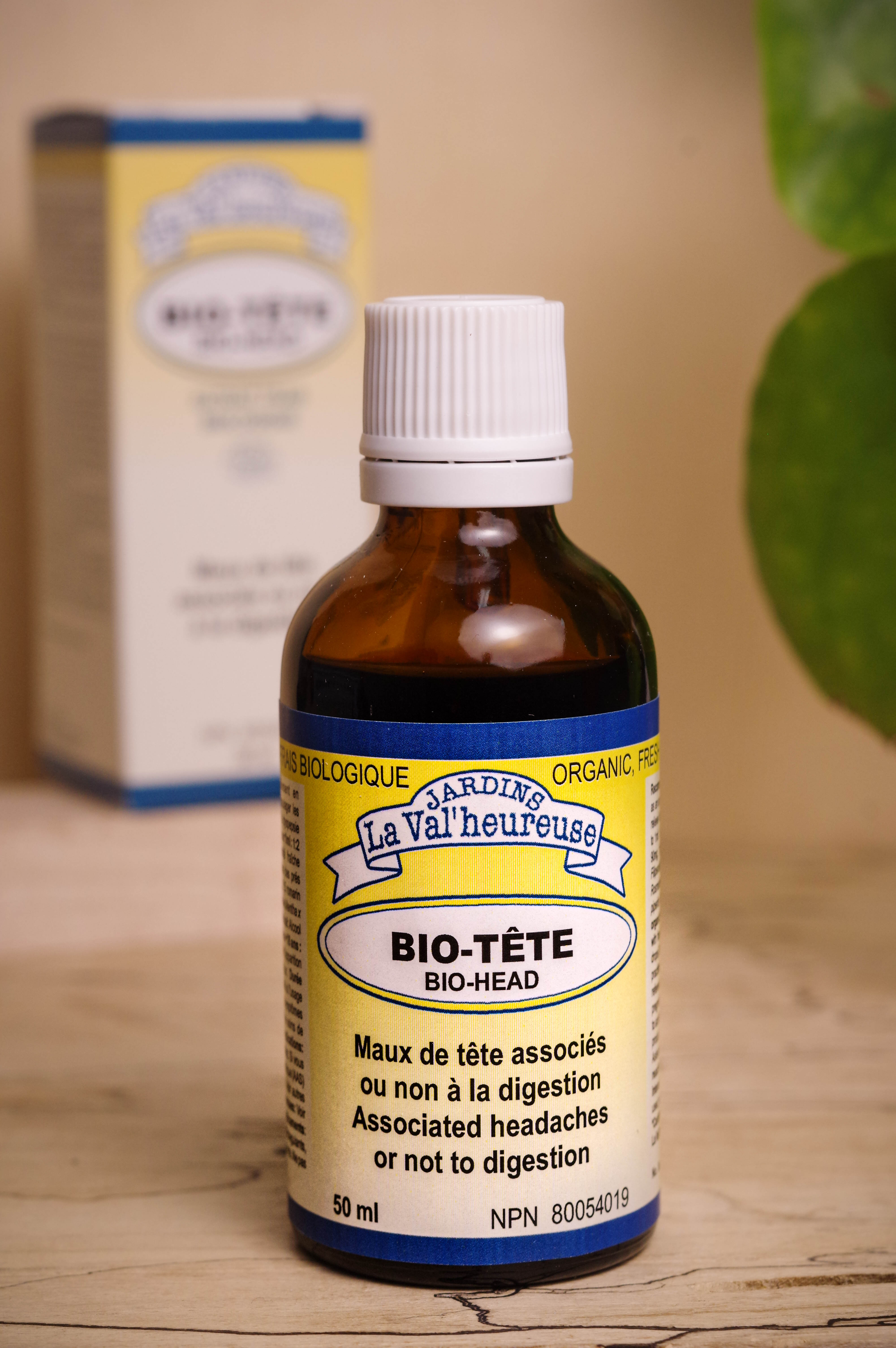 Bouteille du complexe Bio-Tete avec sa boite en arrière plan