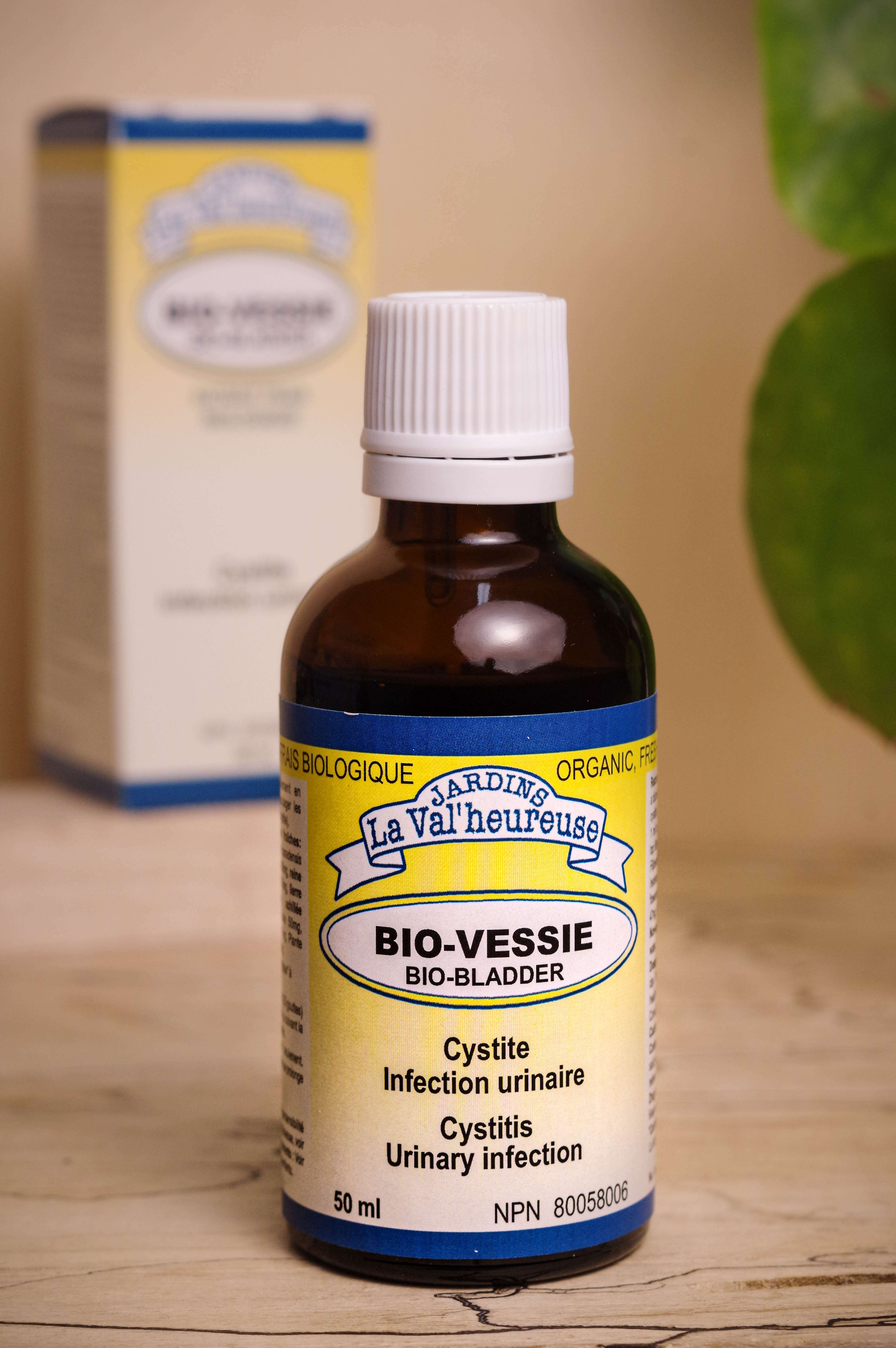Bouteille du complexe Bio-Vessie avec sa boite en arrière plan