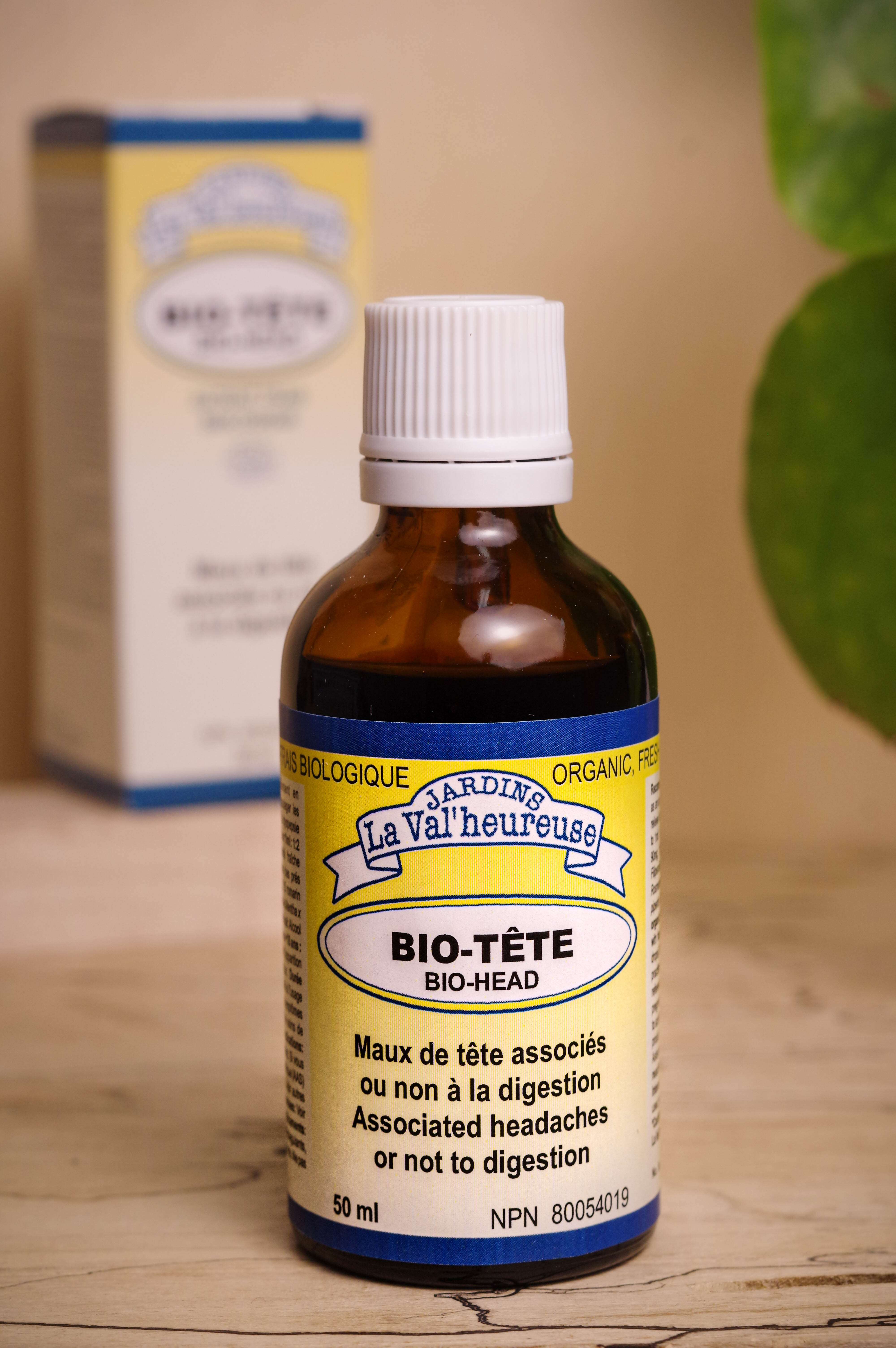 Bouteille du complexe Bio-Tete avec sa boite en arrière plan