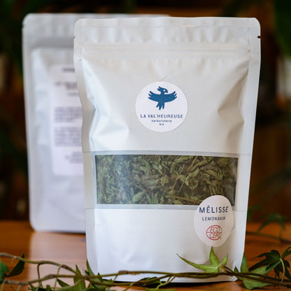 Sachet de Mélisse biologique séchée La Val'Heureuse.