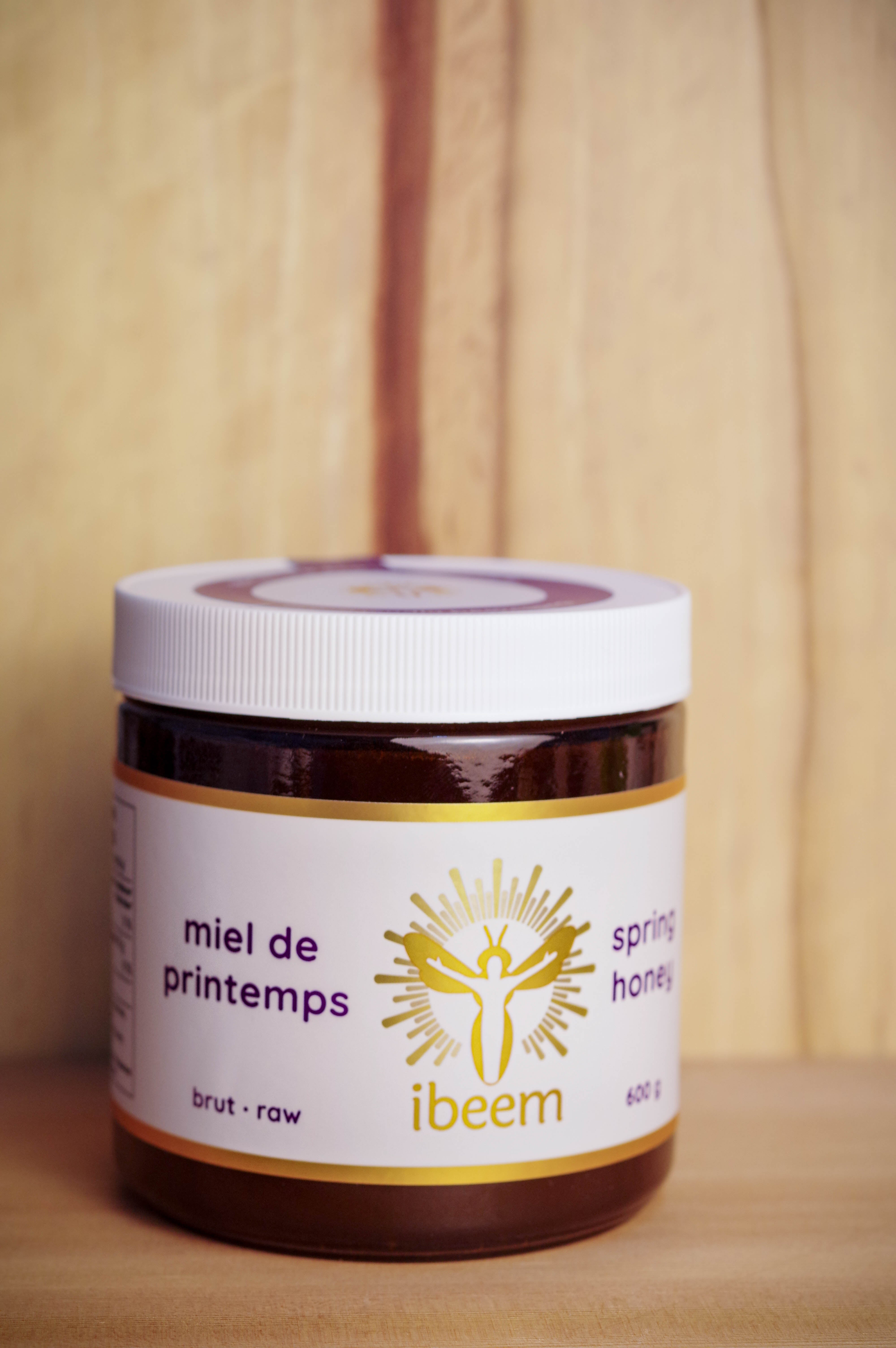 Boîte de miel de printemps