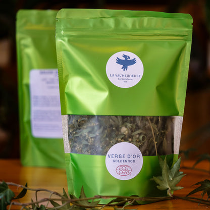 Sachet de Verge d'Or biologique séchée La Val'Heureuse.